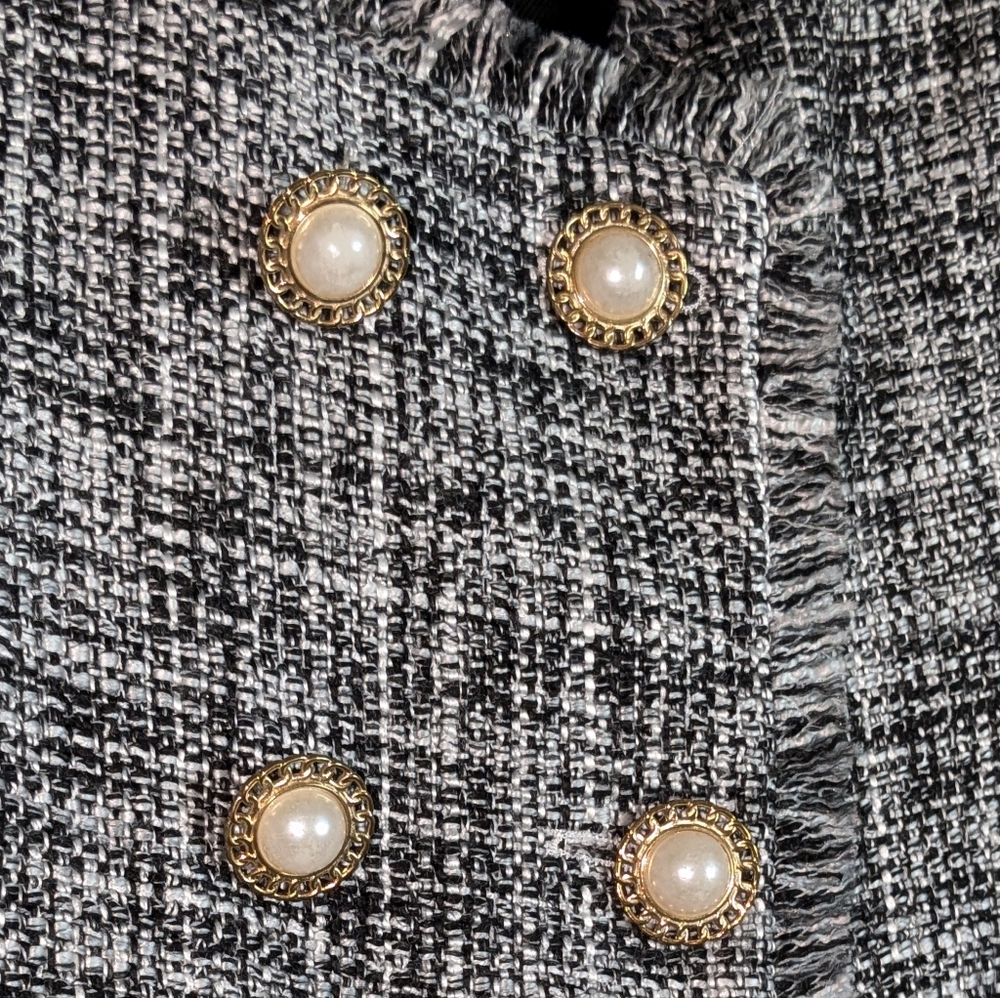 Maeve Double-Breasted Tweed Jacket Anthropologie (10) - Picture 14 of 16